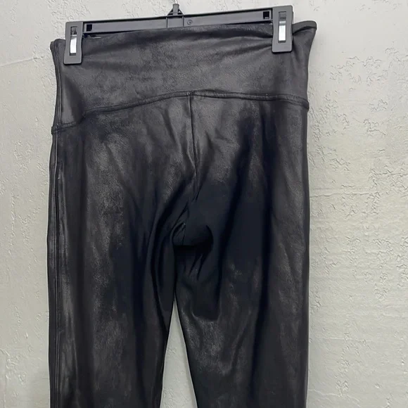 Spanx 2437 Faux Leather Leggings Black